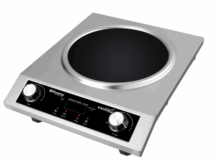 Infrared Cooker – Model NIC-872 (Curved Panel Series) - Image 2