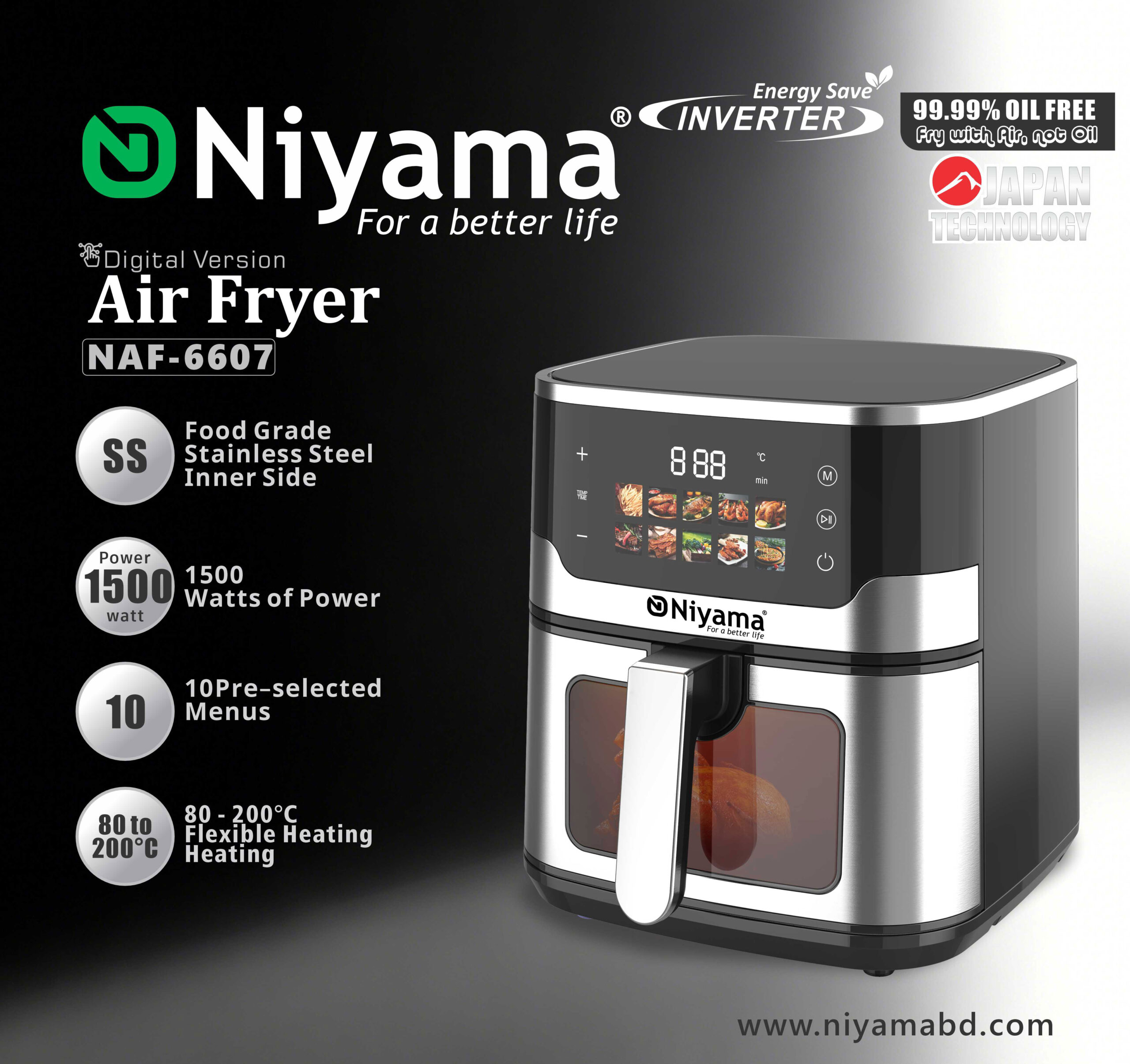 Niyama Digital Air Fryer