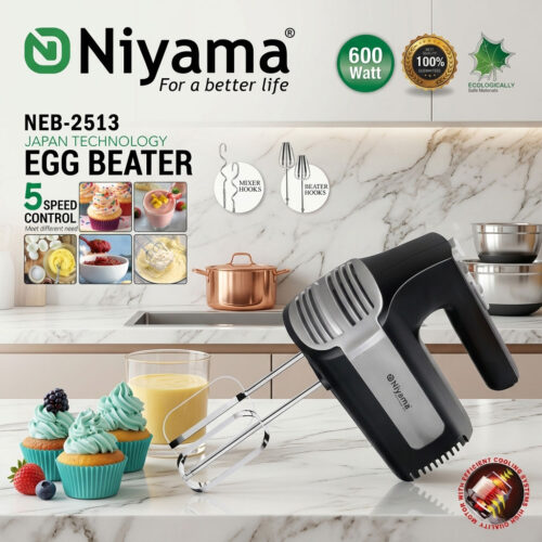 Niyama Electric Hand Mixer & Egg Beater
