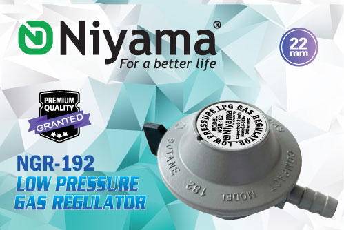 Niyama Low Pressure 22mm LPG Gas Regulator