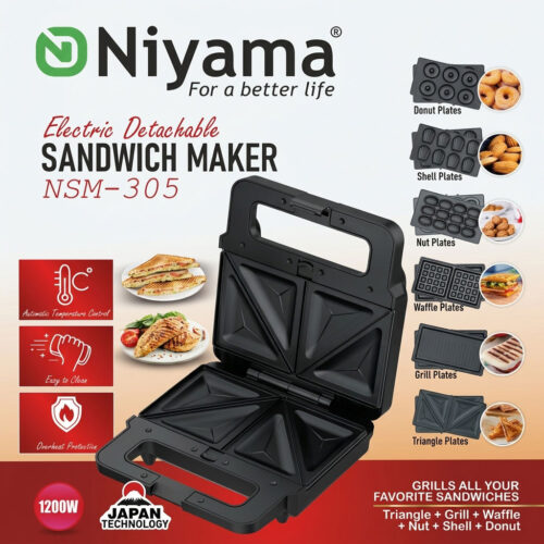 Niyama Multi-Snack & Sandwich Maker