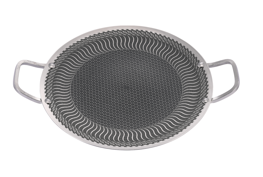 Niyama SUS 316 Stainless Steel Granite Double Side Honeycomb Roti Tawa - 28cm